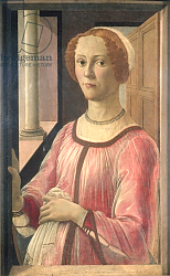 Постер Боттичелли Сандро (Sandro Botticelli) Smeralda Bandinelli, grandmother of the sculptor Baccio Bandinelli, c.1471 Постер Боттичелли Сандро (Sandro Botticelli) Smeralda Bandinelli, grandmother of the sculptor Baccio Bandinelli, c.1471