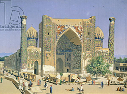 Постер Верещагин Василий Medrasah Shir-Dhor at Registan place in Samarkand, 1869-70 Постер Верещагин Василий Medrasah Shir-Dhor at Registan place in Samarkand, 1869-70