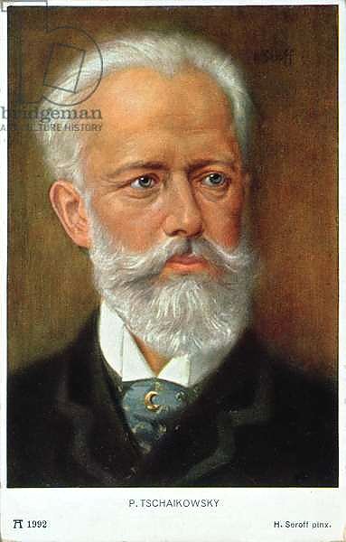 Postcard of Piotr Ilyich Tchaikovsky