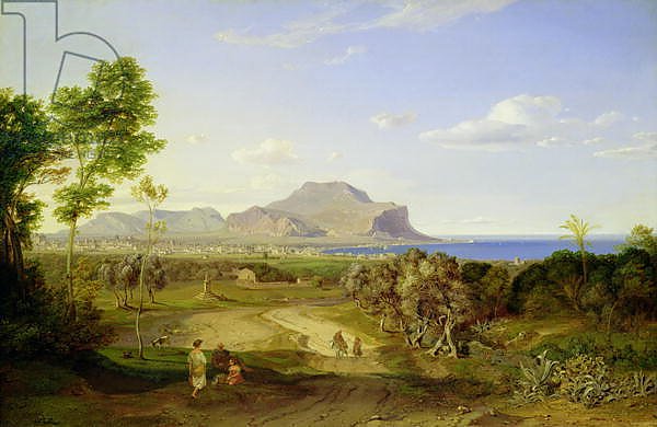 View over Palermo, 1828