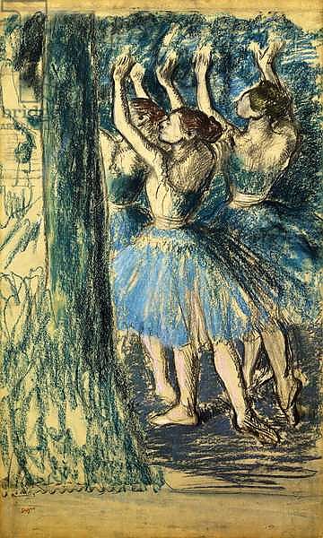 Dancers in the Scene; Danseuses en Scene, c. 1898
