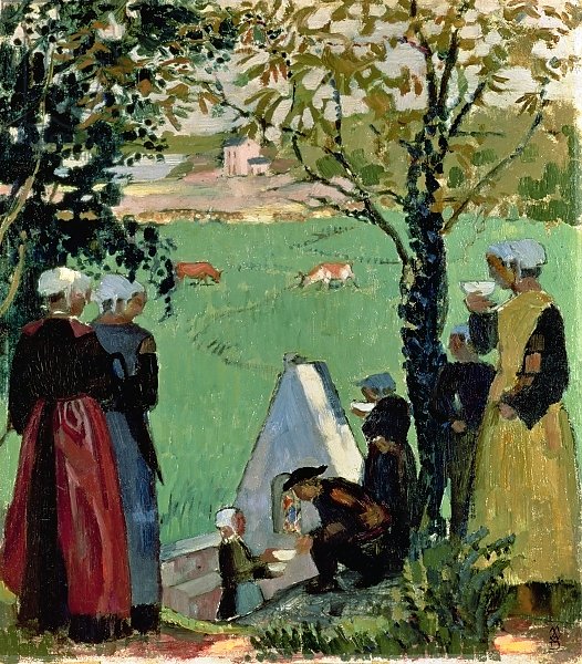 The Sacred Spring in Guidel, c.1905