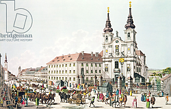 Постер Циглер Иоганн Parish Church and Convent of Mariahilf, Vienna, 1783 Постер Циглер Иоганн Parish Church and Convent of Mariahilf, Vienna, 1783