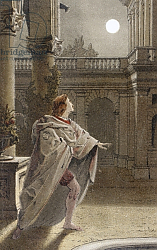 Постер Дадли Роберт 'But, soft! What light through yonder window breaks? It is the east, and Juliet is the sun!', 1890 Постер Дадли Роберт 'But, soft! What light through yonder window breaks? It is the east, and Juliet is the sun!', 1890