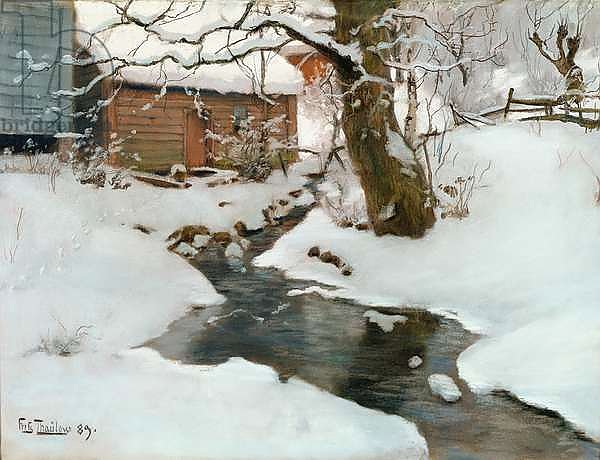 Winter on the Isle of Stord, 1889