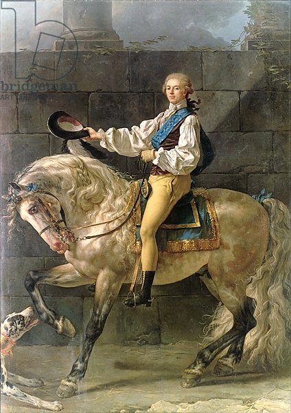 Equestrian Portrait of Stanislas Kostka Potocki 1781