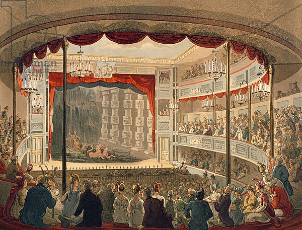 Sadlers Wells Theatre from Ackermann's 