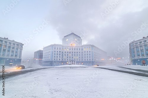 Обычная зима в Норильске