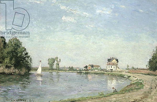 At the River's Edge, 1871