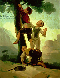 Постер Гойя Франсиско (Francisco de Goya) Boys Climbing a Tree, cartoon for a tapestry, 1790-92 Постер Гойя Франсиско (Francisco de Goya) Boys Climbing a Tree, cartoon for a tapestry, 1790-92