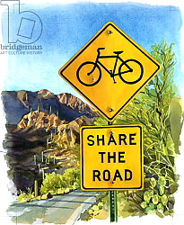 Постер Мастерман Люси (совр) Share the Road, Gates Pass, 2004 Постер Мастерман Люси (совр) Share the Road, Gates Pass, 2004