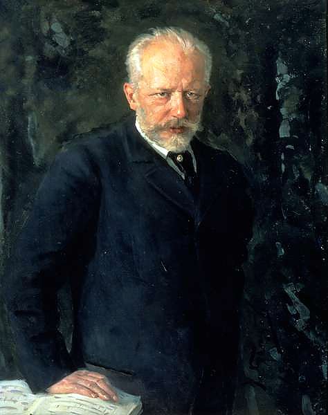 Portrait of Piotr Ilyich Tchaikovsky, Russian composer, 1893
