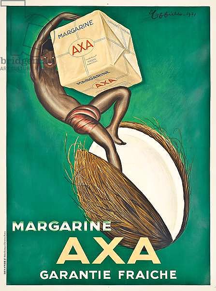 Poster advertising Axa margarine, 1931