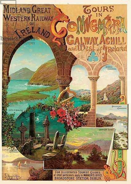Tours in Connemara, Midland Great Western Railway of Ireland