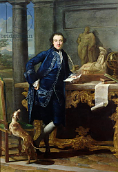 Постер Батони Помпео Portrait of Charles John Crowle of Crowle Park, c.1761-62 Постер Батони Помпео Portrait of Charles John Crowle of Crowle Park, c.1761-62