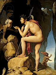 Постер Ингрес Джин Oedipus and the Sphinx, 1808 Постер Ингрес Джин Oedipus and the Sphinx, 1808