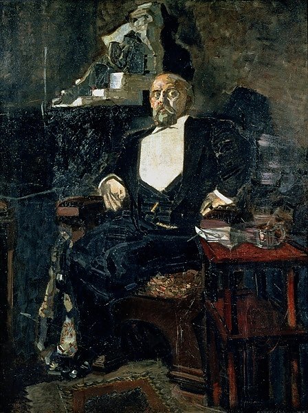 Portrait of S. Mamontov, the Founder of the First Private Opera, 1897