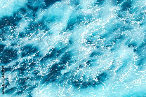 Морские бирюзовые волны
