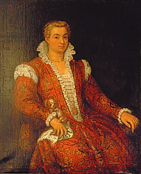 Постер Веронезе Паоло Portrait presumed to be Livia Colonna Постер Веронезе Паоло Portrait presumed to be Livia Colonna