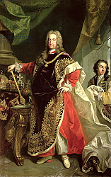 Постер Ауербах Йоханн Charles VI, Holy Roman Emperor wearing the robes of the Order of the Golden Fleece Постер Ауербах Йоханн Charles VI, Holy Roman Emperor wearing the robes of the Order of the Golden Fleece