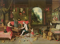 Постер Кессель Ян Allegory of Hearing Постер Кессель Ян Allegory of Hearing