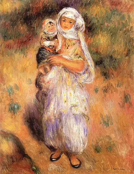 Алжирка с ребенком