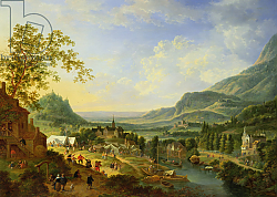 Постер Гриффер Ян A Village Fete in the Rhine Valley Постер Гриффер Ян A Village Fete in the Rhine Valley