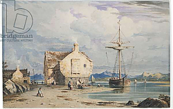 Постер Варлей Джон Tegwin Ferry with Snowdon in the Distance, from near Harlech, North Wales, 1826 Постер Варлей Джон Tegwin Ferry with Snowdon in the Distance, from near Harlech, North Wales, 1826