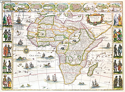 Постер Бланк Дж. Africa Nova, c.1617 Постер Бланк Дж. Africa Nova, c.1617