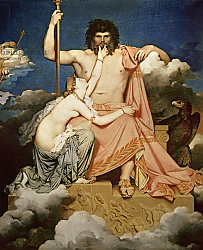 Постер Ингрес Джин Jupiter and Thetis, 1811 Постер Ингрес Джин Jupiter and Thetis, 1811