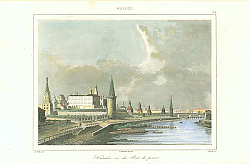 Постер Moscou, Kremlin vu du Pont Pierre Постер Moscou, Kremlin vu du Pont Pierre