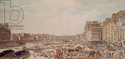 Постер Леспинасс Луи The Port au Ble and the Pont Notre-Dame, 1782 Постер Леспинасс Луи The Port au Ble and the Pont Notre-Dame, 1782