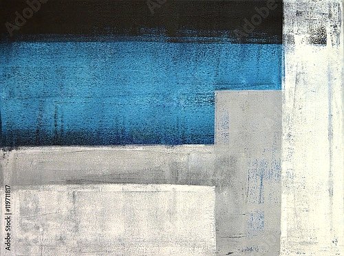 Серо-сине-черная абстракция