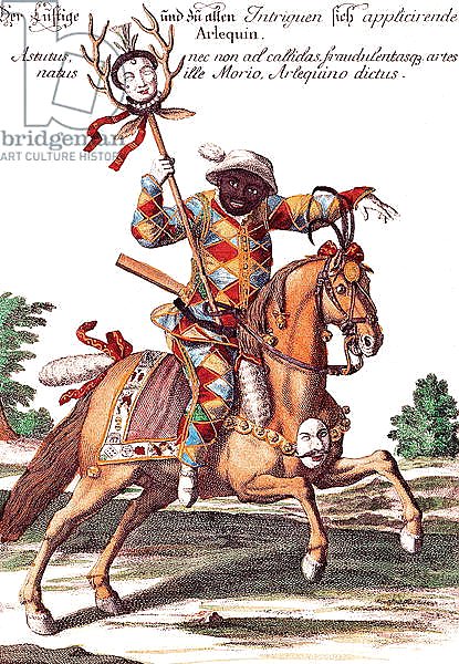 Harlequin on Horseback