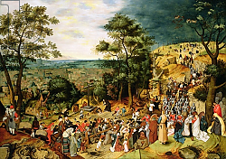 Постер Брейгель Питер Старший Christ on the Road to Calvary, 1607 Постер Брейгель Питер Старший Christ on the Road to Calvary, 1607