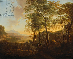 Постер Боф Ян Wooded Hillside with a Vista, c.1645 Постер Боф Ян Wooded Hillside with a Vista, c.1645