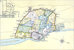 Постер Школа: Английская 19в. Plan of Delhi 1857-58, engraved by Guyot & Wood, pub. by William Mackenzie, Edinburgh, c.1860 Постер Школа: Английская 19в. Plan of Delhi 1857-58, engraved by Guyot & Wood, pub. by William Mackenzie, Edinburgh, c.1860