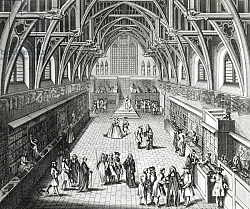 Постер Гравелот Юбер Westminster Hall, The First Day of Term, A Satirical Poem, 1797 engraved by C.Mosley Постер Гравелот Юбер Westminster Hall, The First Day of Term, A Satirical Poem, 1797 engraved by C.Mosley