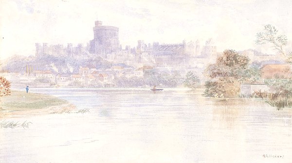 View of Windsor from the River