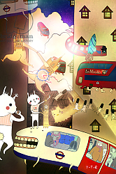 Постер Жао Йойо City escape, 2013 Постер Жао Йойо City escape, 2013