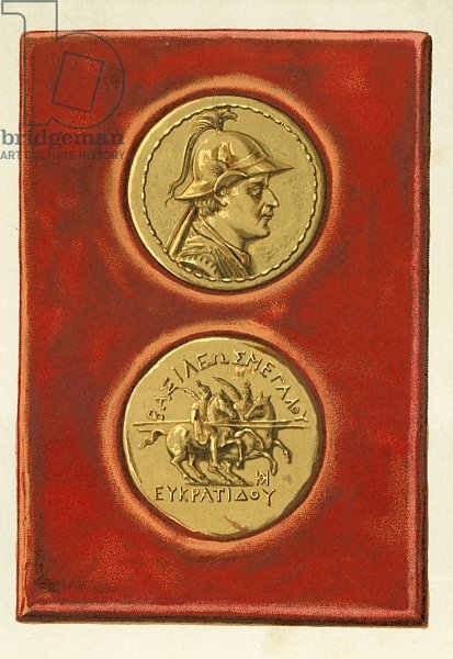 Gold coin of Eucratidas