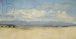 Постер Дженслер Якоб Sunny Mountainous Panorama, 1829 Постер Дженслер Якоб Sunny Mountainous Panorama, 1829