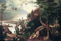 Постер Брейгель Питер Старший Temptation of St.Anthony, c.1550-75 Постер Брейгель Питер Старший Temptation of St.Anthony, c.1550-75