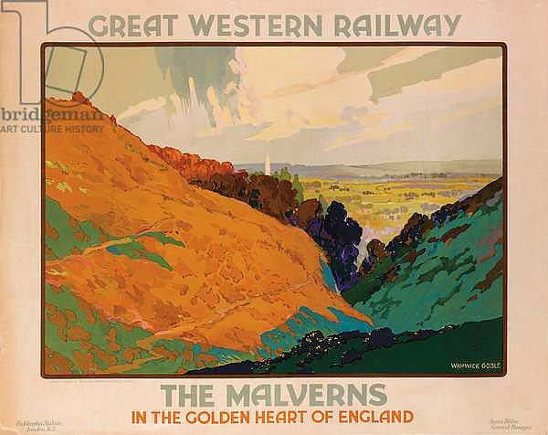 'The Malverns', poster advertising the Great Western Railway, 1931