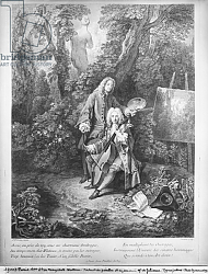 Постер Ватто Антуан (Antoine Watteau) Jean Antoine Watteau and his friend Monsieur de Julienne, engraved by Nicolas Henri Tardieu Постер Ватто Антуан (Antoine Watteau) Jean Antoine Watteau and his friend Monsieur de Julienne, engraved by Nicolas Henri Tardieu