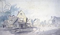 Постер Констебль Джон (John Constable) East Bergholt Street, East Bergholt Постер Констебль Джон (John Constable) East Bergholt Street, East Bergholt