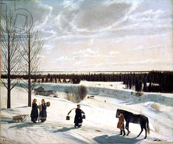 Winter Landscape, or Russian Winter, 1827