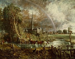 Постер Констебль Джон (John Constable) Salisbury Cathedral From the Meadows, 1831 Постер Констебль Джон (John Constable) Salisbury Cathedral From the Meadows, 1831
