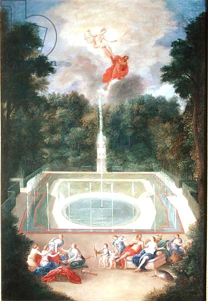 The Groves of Versailles with Mars and Venus before Apollo and Vulcan, 1688
