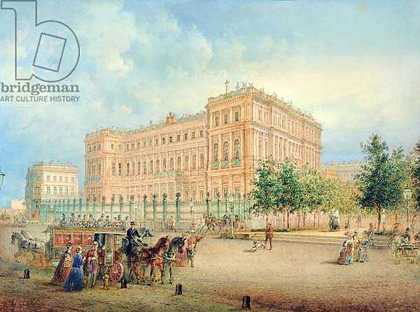 View of the Nikolayevsky Palace, St. Petersburg, 1868 1